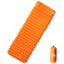 Colchón de camping autoinflable con almohada 1 persona naranja de vidaXL, Colchones de aire - Ref: Foro24-4007119, Precio: 50...