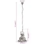 Lámpara colgante de aluminio 29x29x153 cm de vidaXL, Lámparas - Ref: Foro24-357837, Precio: 131,41 €, Descuento: %