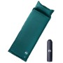 Colchón de camping autoinflable con almohada 1 persona verde de vidaXL, Colchones de aire - Ref: Foro24-4007131, Precio: 50,9...