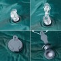 Colchón de camping autoinflable con almohada 1 persona verde de vidaXL, Colchones de aire - Ref: Foro24-4007131, Precio: 50,9...