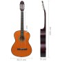 Guitarra clásica para principiantes madera tilo negro 4/4 39" de vidaXL, Guitarras - Ref: Foro24-70112, Precio: 90,01 €, Desc...
