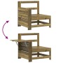 Juego de sofás de jardín 5 piezas madera de pino impregnada de vidaXL, Conjuntos de jardín - Ref: Foro24-3250815, Precio: 352...