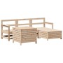 Juego de sofás de jardín 5 piezas madera maciza de pino de vidaXL, Conjuntos de jardín - Ref: Foro24-3250504, Precio: 335,34 ...
