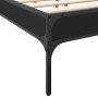 Estructura de cama madera de ingeniería y metal negro 120x200cm de vidaXL, Camas y somieres - Ref: Foro24-845021, Precio: 90,...