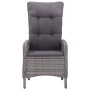 Juego de comedor de jardín de 5 piezas gris de vidaXL, Conjuntos de jardín - Ref: Foro24-3067773, Precio: 644,20 €, Descuento: %