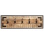 Percheros 2 uds madera maciza de mango rugosa 80x8x25 cm de vidaXL, Percheros para sombreros y abrigos - Ref: Foro24-358919, ...
