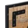 Percheros 2 uds madera maciza de mango rugosa 80x8x25 cm de vidaXL, Percheros para sombreros y abrigos - Ref: Foro24-358919, ...