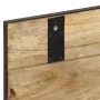 Percheros 2 uds madera maciza de mango rugosa 80x8x25 cm de vidaXL, Percheros para sombreros y abrigos - Ref: Foro24-358919, ...