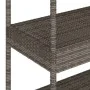 Bar cart 3 levels PE rattan and solid gray acacia wood by vidaXL, Kitchen and dining carts - Ref: Foro24-368724, Price: 164,4...