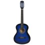 Set de guitarra clásica niños principiantes 8 pzas azul 3/4 36" de vidaXL, Guitarras - Ref: Foro24-70117, Precio: 69,72 €, De...