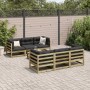 Juego de sofás de jardín 7 pzas madera de pino impregnada de vidaXL, Conjuntos de jardín - Ref: Foro24-3299300, Precio: 417,7...