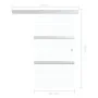 Puerta corredera vidrio ESG y aluminio plateado 102,5x205 cm de vidaXL, Puertas - Ref: Foro24-288060, Precio: 280,61 €, Descu...