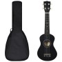 Set de ukelele soprano con funda para niños negro 21" de vidaXL, Instrumentos de cuerda - Ref: Foro24-70147, Precio: 27,47 €,...