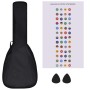 Set de ukelele soprano con funda para niños negro 21" de vidaXL, Instrumentos de cuerda - Ref: Foro24-70147, Precio: 27,47 €,...