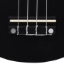Set de ukelele soprano con funda para niños negro 21" de vidaXL, Instrumentos de cuerda - Ref: Foro24-70147, Precio: 27,47 €,...