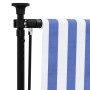 Persiana enrollable exterior tela acero azul blanco 100x270 cm de vidaXL, Toldos - Ref: Foro24-368764, Precio: 65,53 €, Descu...