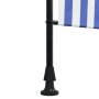 Persiana enrollable exterior tela acero azul blanco 100x270 cm de vidaXL, Toldos - Ref: Foro24-368764, Precio: 65,53 €, Descu...