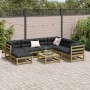 Juego de sofás de jardín 8 pzas madera de pino impregnada de vidaXL, Conjuntos de jardín - Ref: Foro24-3299555, Precio: 474,2...