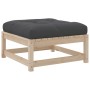 Set de sofás jardín 7 pzas con cojines madera maciza pino de vidaXL, Conjuntos de jardín - Ref: Foro24-3299534, Precio: 630,1...