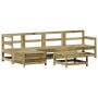 Juego de sofás de jardín 6 piezas madera de pino impregnada de vidaXL, Conjuntos de jardín - Ref: Foro24-3250927, Precio: 371...