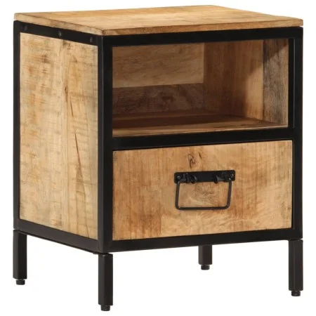 Mesita de noche madera maciza de mango 40x35x50 cm de vidaXL, Mesitas de noche - Ref: Foro24-358912, Precio: 103,71 €, Descue...