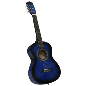 Guitarra clásica para niños y principiantes azul 1/2 34" de vidaXL, Guitarras - Ref: Foro24-70124, Precio: 58,67 €, Descuento: %