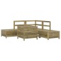 Juego de sofás de jardín 6 piezas madera de pino impregnada de vidaXL, Conjuntos de jardín - Ref: Foro24-3250707, Precio: 421...