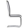 Juego de comedor 7 piezas cuero sintético negro de vidaXL, muebles para cocinas y comedores - Ref: Foro24-3053111, Precio: 66...