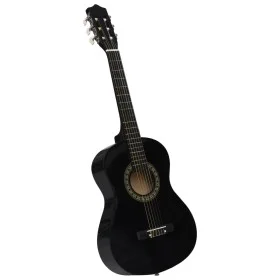 Guitarra clásica para niños y principiantes negro 1/2 34" de vidaXL, Guitarras - Ref: Foro24-70126, Precio: 59,04 €, Descuent...