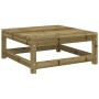 Set de sofás jardín 8 pzas con cojines madera pino impregnada de vidaXL, Conjuntos de jardín - Ref: Foro24-3299349, Precio: 7...
