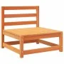 Juego de sofás de jardín 11 pzas madera maciza pino marrón cera de vidaXL, Conjuntos de jardín - Ref: Foro24-3299645, Precio:...