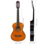 Set de guitarra clásica para principiantes 8 pzas 1/2 34" de vidaXL, Guitarras - Ref: Foro24-70129, Precio: 66,66 €, Descuent...