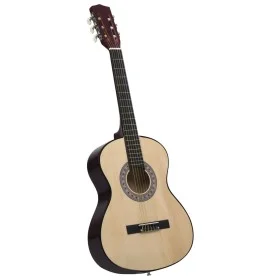 Guitarra clásica para principiantes madera tilo negro 4/4 39" de vidaXL, Guitarras - Ref: Foro24-70106, Precio: 74,21 €, Desc...