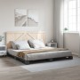 Estructura de cama con cabecero madera de pino gris 200x200cm de vidaXL, Camas y somieres - Ref: Foro24-3281567, Precio: 258,...