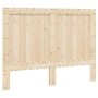 Estructura de cama con cabecero madera pino gris 140x200 cm de vidaXL, Camas y somieres - Ref: Foro24-3281546, Precio: 213,41...