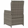 Sillones reclinables de jardín 2 uds ratán sintético gris de vidaXL, Sillas de jardín - Ref: Foro24-368654, Precio: 289,13 €,...