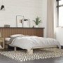 Estructura cama madera ingeniería metal roble Sonoma 100x200 cm de vidaXL, Camas y somieres - Ref: Foro24-845868, Precio: 68,...