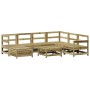 Juego de sofás de jardín 8 pzas madera de pino impregnada de vidaXL, Conjuntos de jardín - Ref: Foro24-3250599, Precio: 471,7...