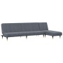 Juego de sofás 2 piezas terciopelo gris oscuro de vidaXL, Sofás - Ref: Foro24-3216296, Precio: 422,07 €, Descuento: %