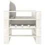 Sofá de palets para jardín madera con cojines taupe de vidaXL, Sofás de exterior - Ref: Foro24-3052396, Precio: 109,32 €, Des...