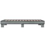 Estructura cama madera ingeniería metal gris Sonoma 75x190 cm de vidaXL, Camas y somieres - Ref: Foro24-845880, Precio: 65,39...