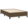 Estructura de cama tela marrón oscuro 120x190 cm de vidaXL, Camas y somieres - Ref: Foro24-3269634, Precio: 111,25 €, Descuen...