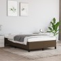 Estructura de cama tela marrón oscuro 120x190 cm de vidaXL, Camas y somieres - Ref: Foro24-3269634, Precio: 111,25 €, Descuen...