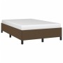 Estructura de cama tela marrón oscuro 120x190 cm de vidaXL, Camas y somieres - Ref: Foro24-3269634, Precio: 111,25 €, Descuen...