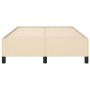Estructura de cama tela crema 120x190 cm de vidaXL, Camas y somieres - Ref: Foro24-3269636, Precio: 95,11 €, Descuento: %