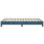 Estructura de cama terciopelo azul oscuro 120x190 cm de vidaXL, Camas y somieres - Ref: Foro24-3269629, Precio: 96,59 €, Desc...