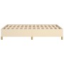 Estructura de cama tela crema 120x190 cm de vidaXL, Camas y somieres - Ref: Foro24-3269643, Precio: 96,36 €, Descuento: %
