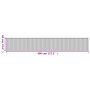 Alfombra rectangular bambú negro 60x400 cm de vidaXL, Alfombras - Ref: Foro24-376846, Precio: 32,80 €, Descuento: %