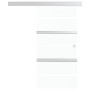 Puerta corredera vidrio ESG y aluminio plateado 76x205 cm de vidaXL, Puertas - Ref: Foro24-288058, Precio: 210,78 €, Descuent...