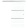 Puerta corredera vidrio ESG y aluminio plateado 76x205 cm de vidaXL, Puertas - Ref: Foro24-288058, Precio: 207,43 €, Descuent...